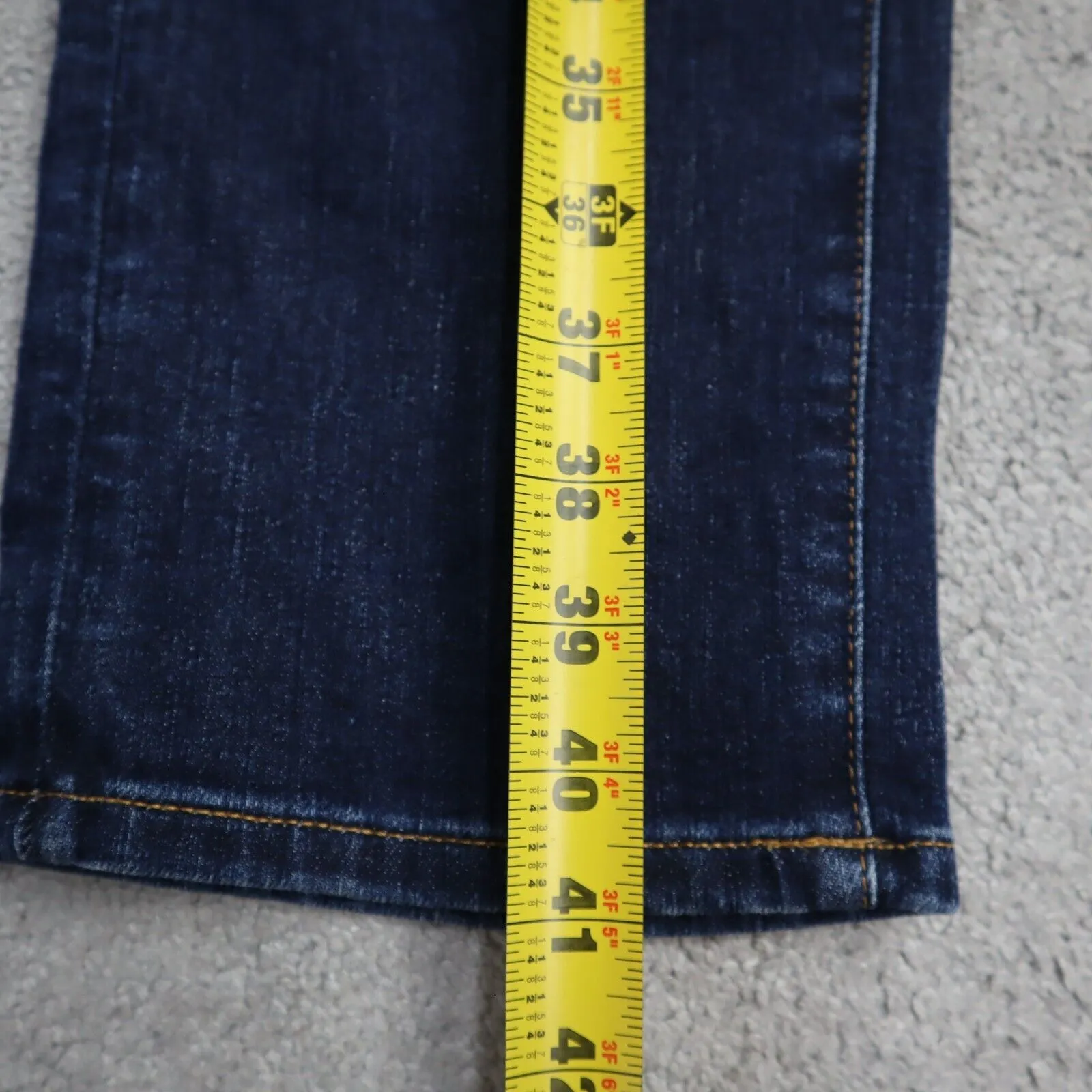 American Eagle Mens Jeans Straight Leg Airflex Stretch Mid Rise Blue W36XL32