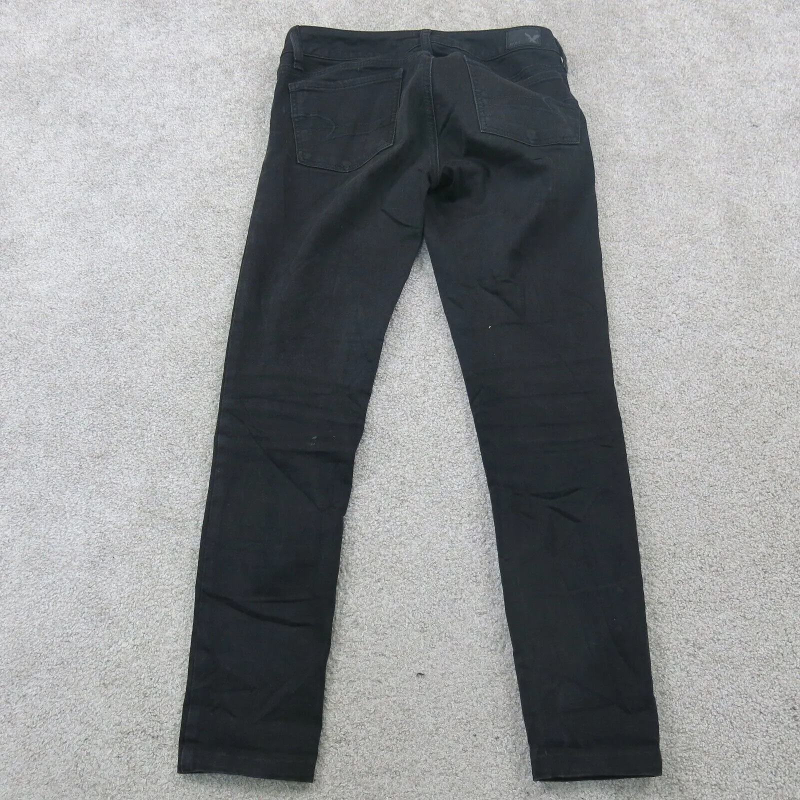 American Eagle Outfitters Womens Jeans Jegging Super Stretch Black SZ 2 Regular