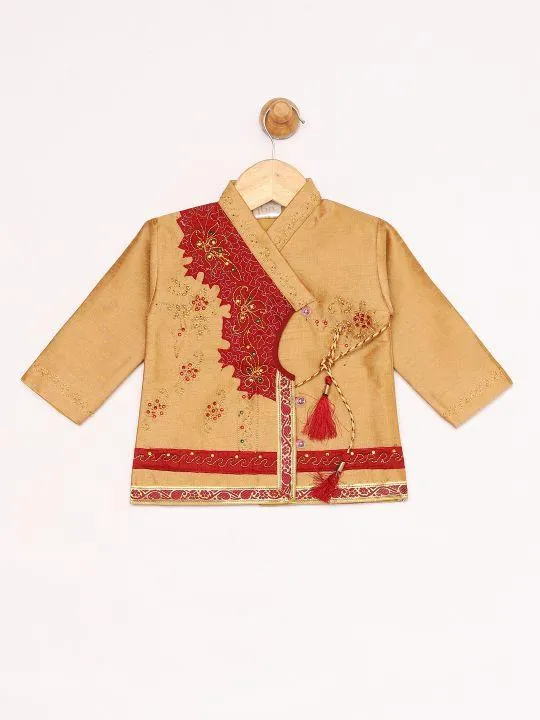 Angrakha Dhoti Kurta Set for Boys - JBN Creation