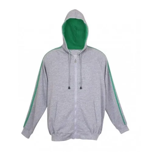 Aston Stripe Zippered Hoodie