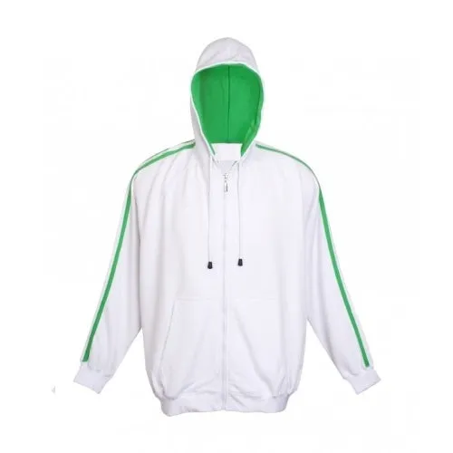 Aston Stripe Zippered Hoodie