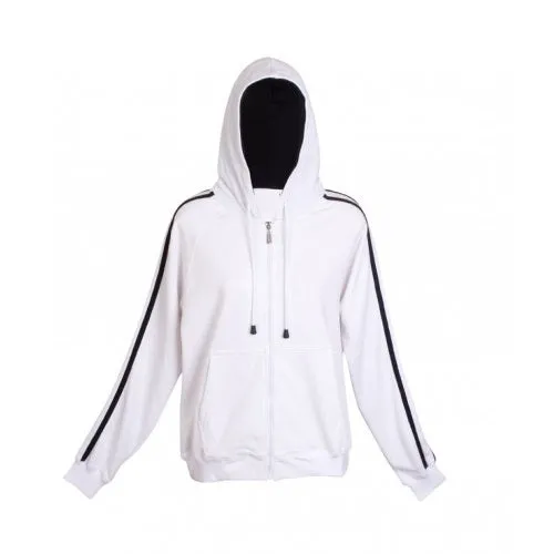 Aston Stripe Zippered Hoodie