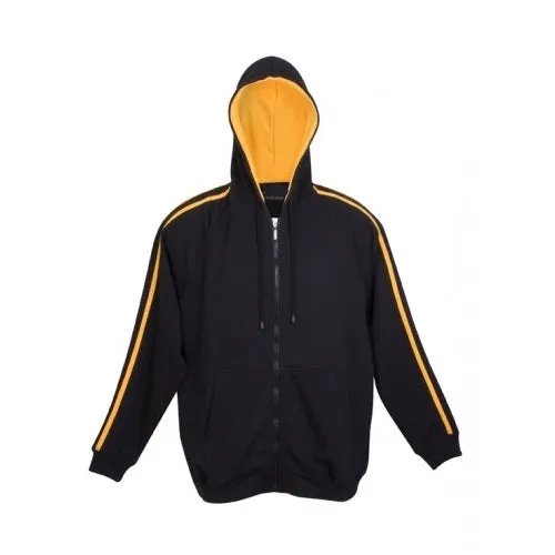 Aston Stripe Zippered Hoodie