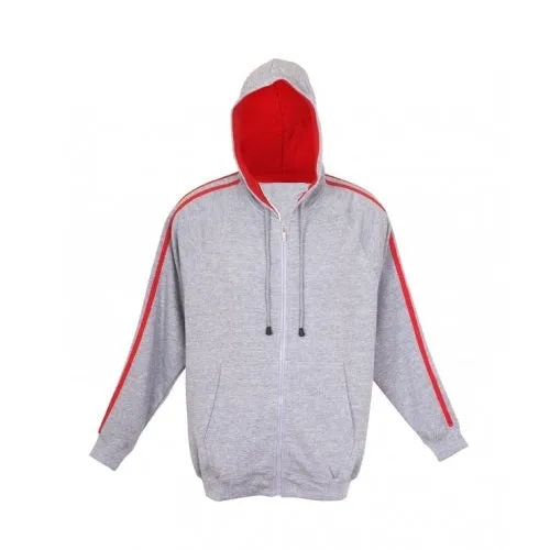 Aston Stripe Zippered Hoodie