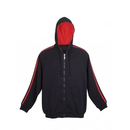 Aston Stripe Zippered Hoodie