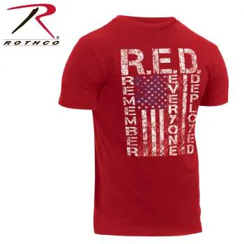 Athletic Fit R.E.D. (Remember Everyone Deployed) T-Shirt