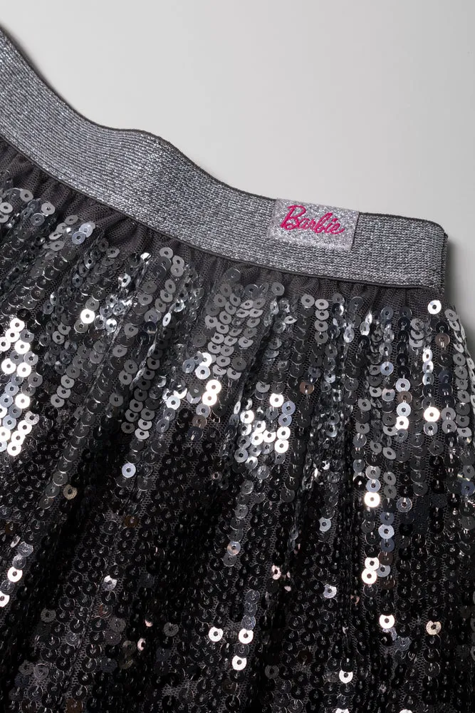 Barbie Sequin Set Dark Grey