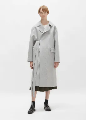 Belted Wool Overcoat