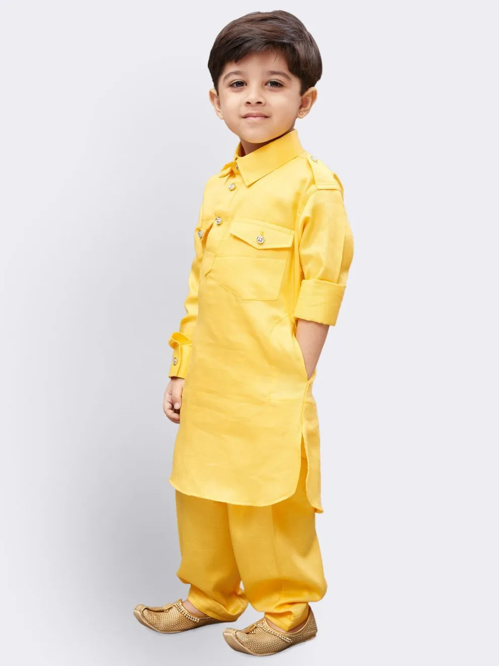 Cotton Pathani Suit Set for Boys - Vastramay Boys