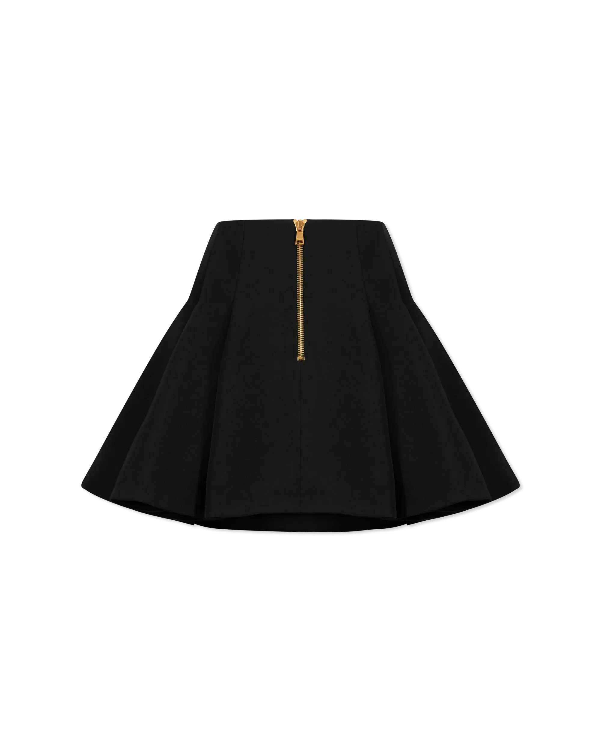 Grain De Poudre Pleated Mini Skirt