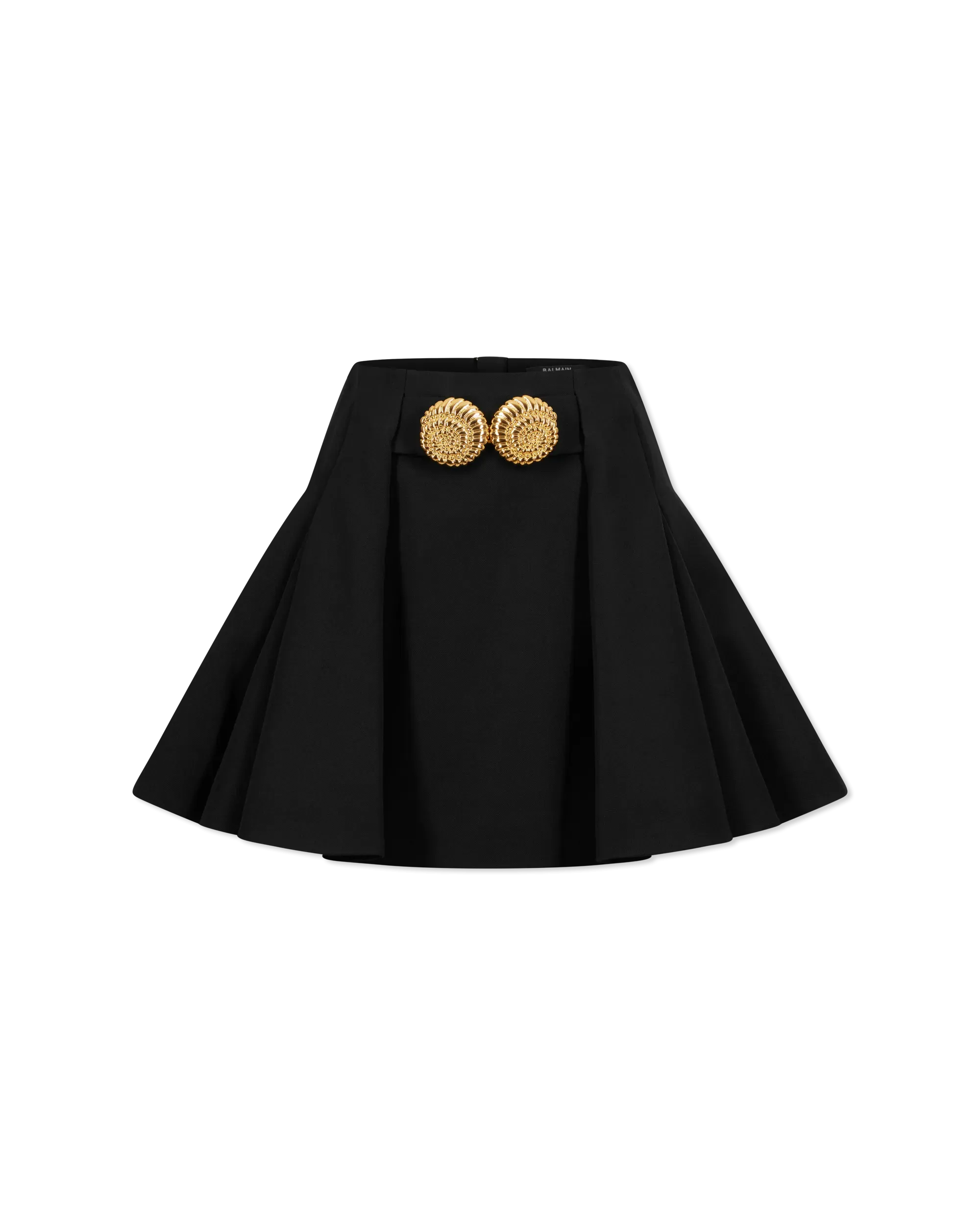 Grain De Poudre Pleated Mini Skirt