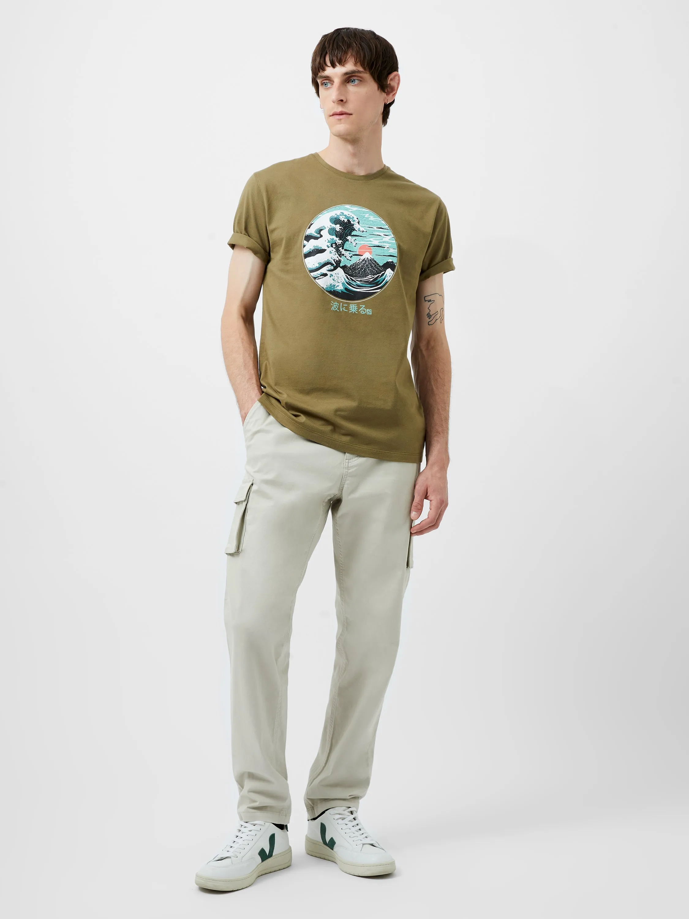 Great Wave Organic Graphic T-Shirt