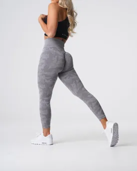 Grey Camo Seamless Leggings