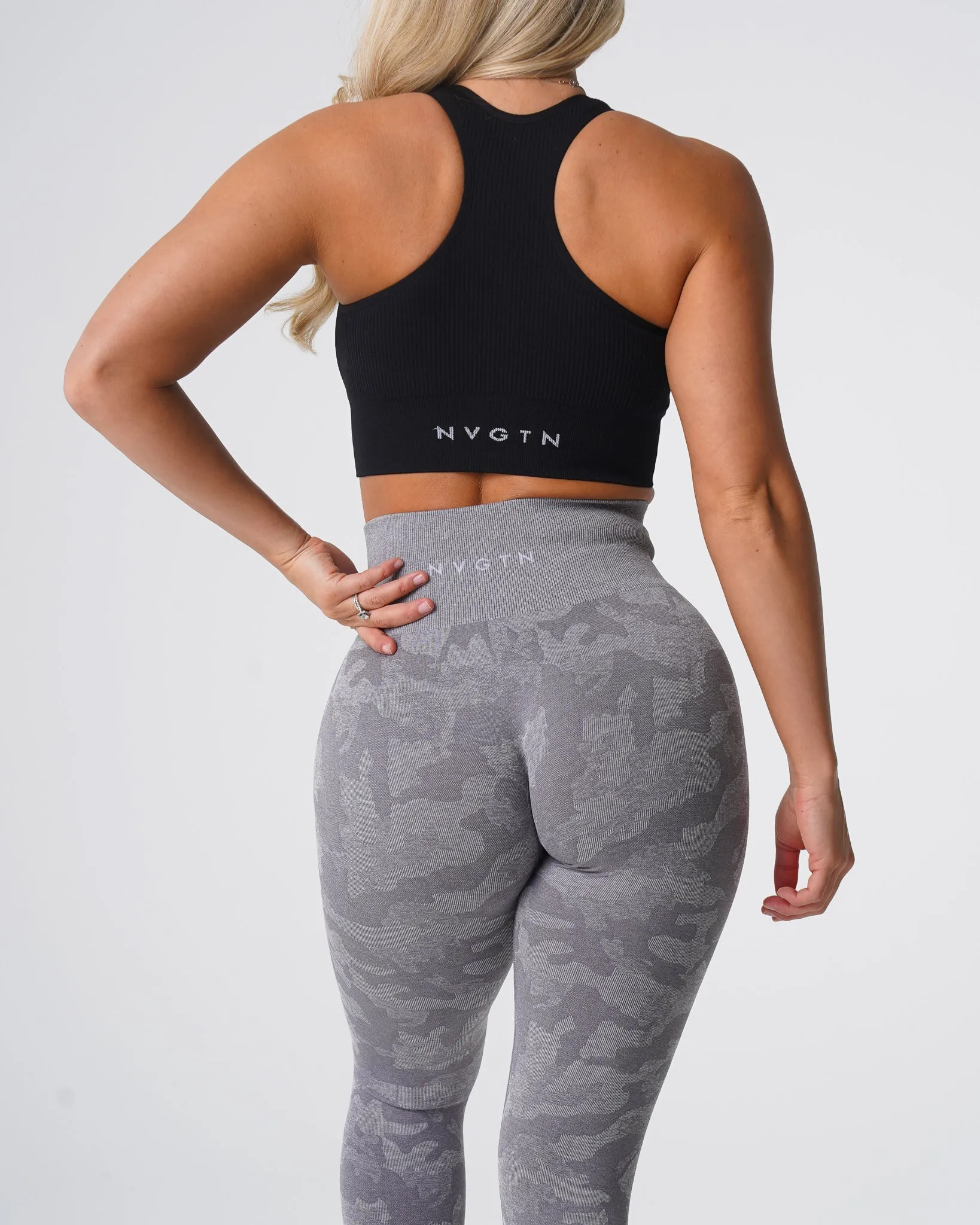 Grey Camo Seamless Leggings