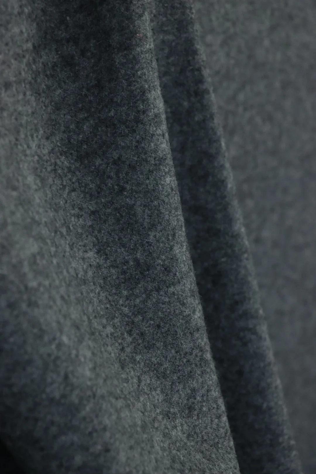 Heathered Gray Oslo Double Knit Wool | By The Half Yard