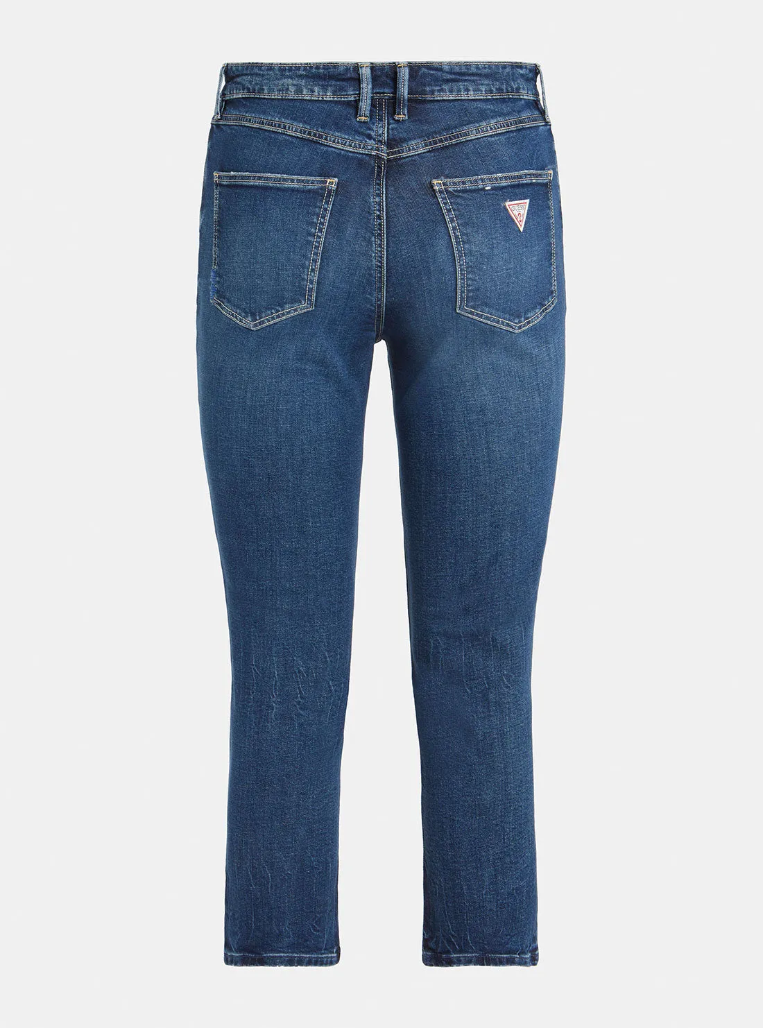 High-Rise Skinny Fit 1981 Capri Denim Jeans In Mid Wash