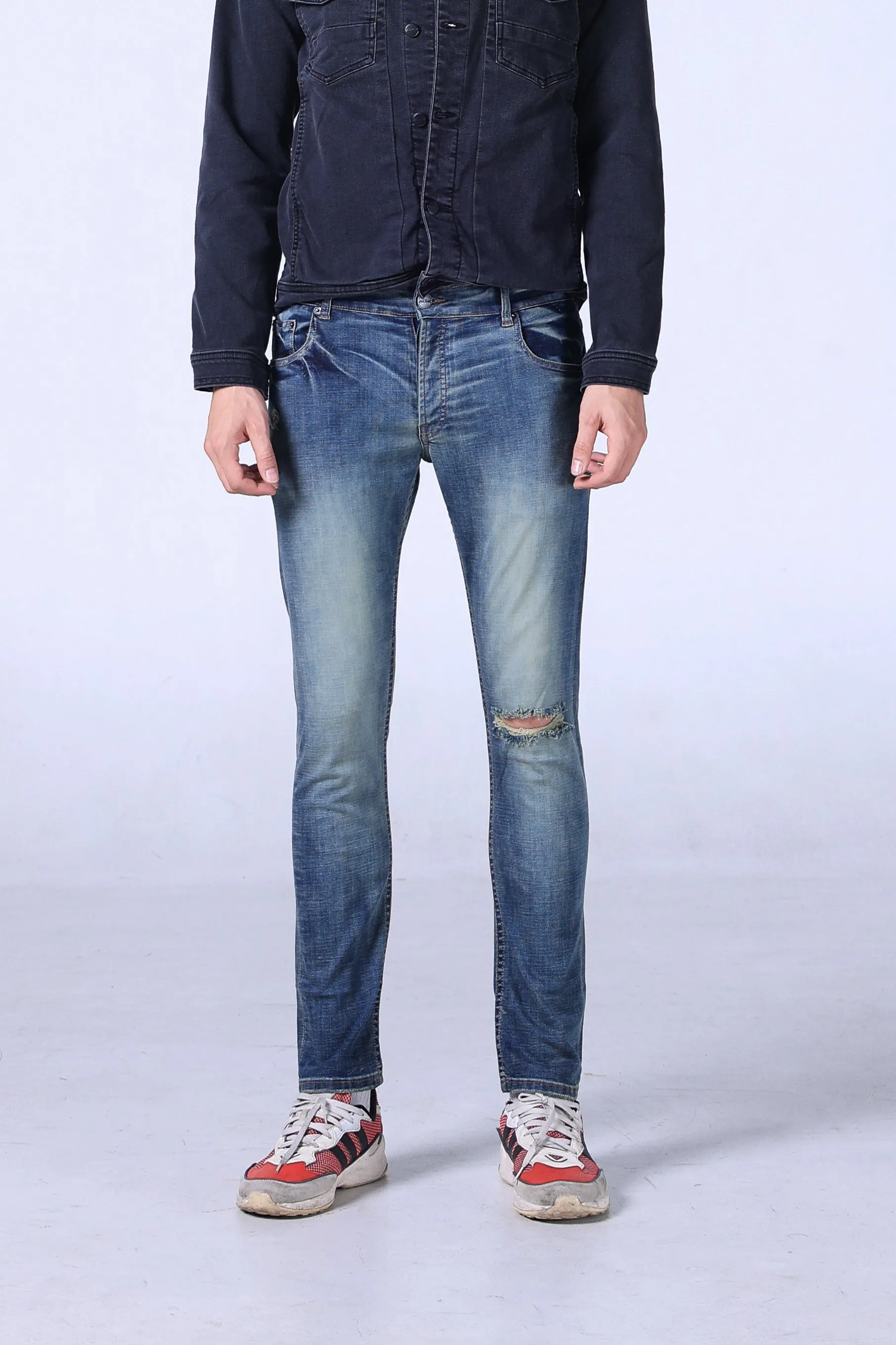 Jack Russel - Men Jeans - Handwerk J-FOX Skinny Fit Acid Blue