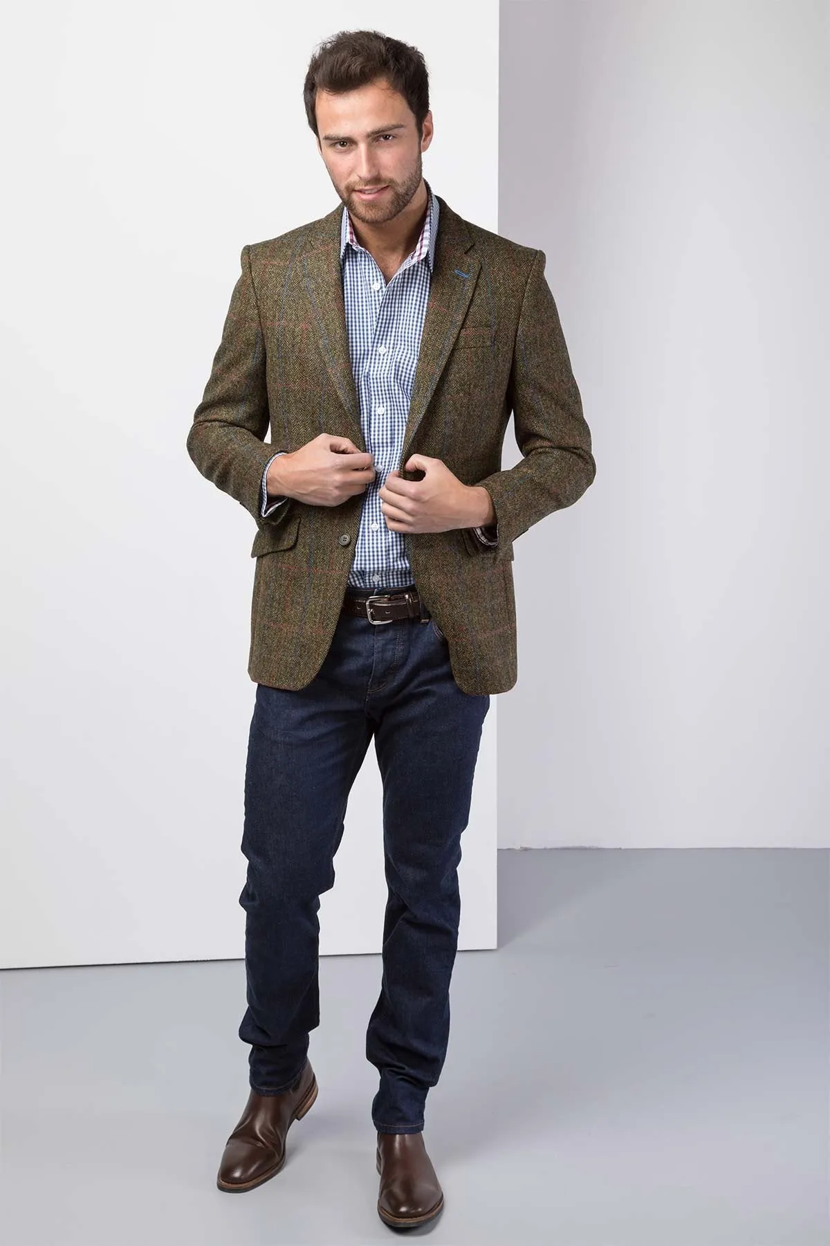 Men's Smart Tweed Blazer - Malton