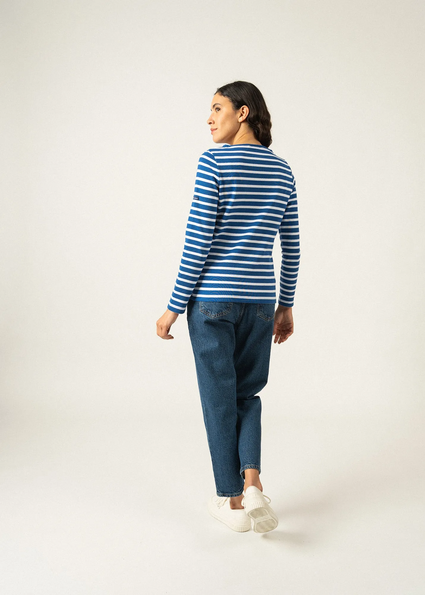 Meridame striped sailor shirt - regular fit, in thick cotton (GITANE/NEIGE)