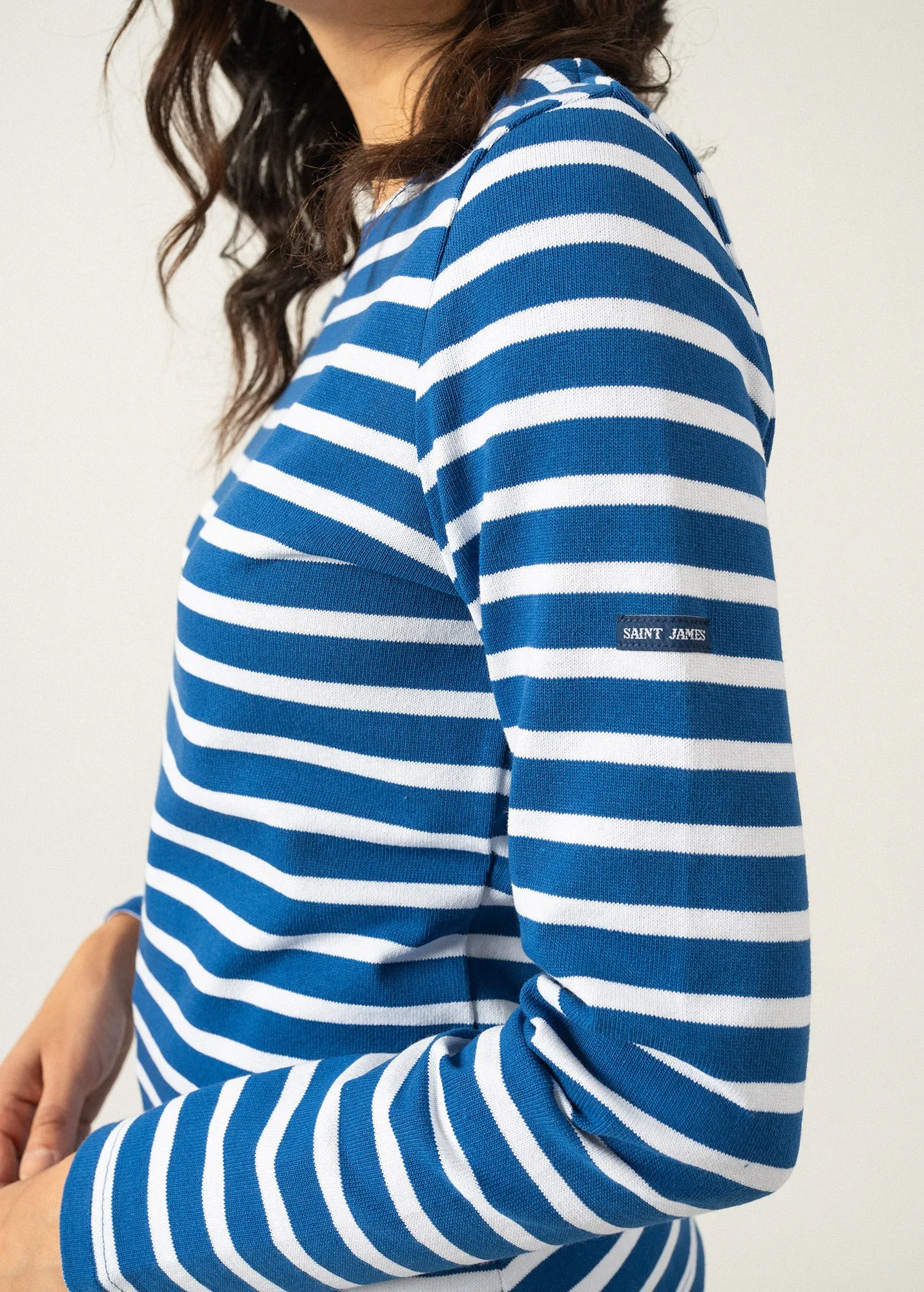 Meridame striped sailor shirt - regular fit, in thick cotton (GITANE/NEIGE)