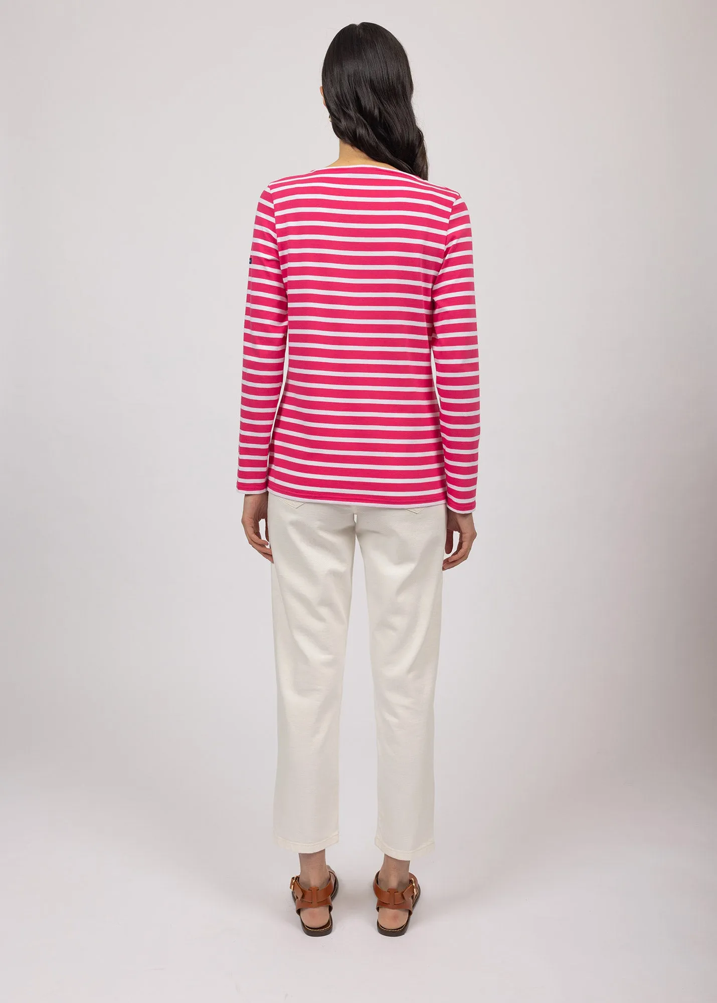 Minquidame striped sailor shirt - regular fit, in light cotton (DRAGON/NEIGE)