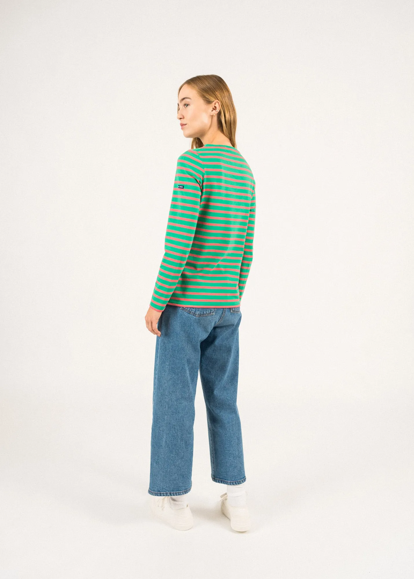 Minquidame striped sailor shirt - regular fit, in light cotton (TREFLE/DOLY)