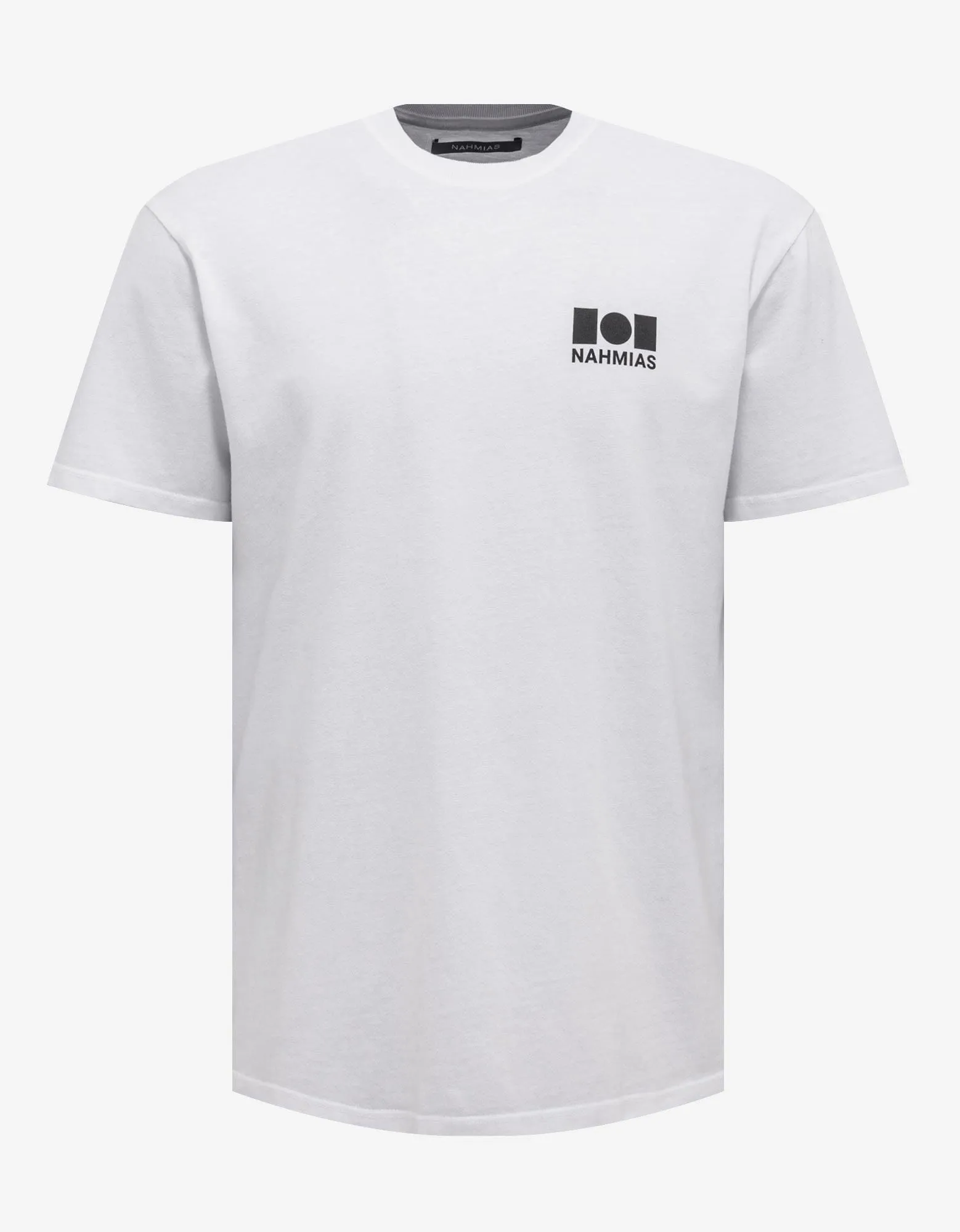 Nahmias White Logo T-Shirt