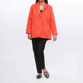 Orange Tweed Blazer PW3065