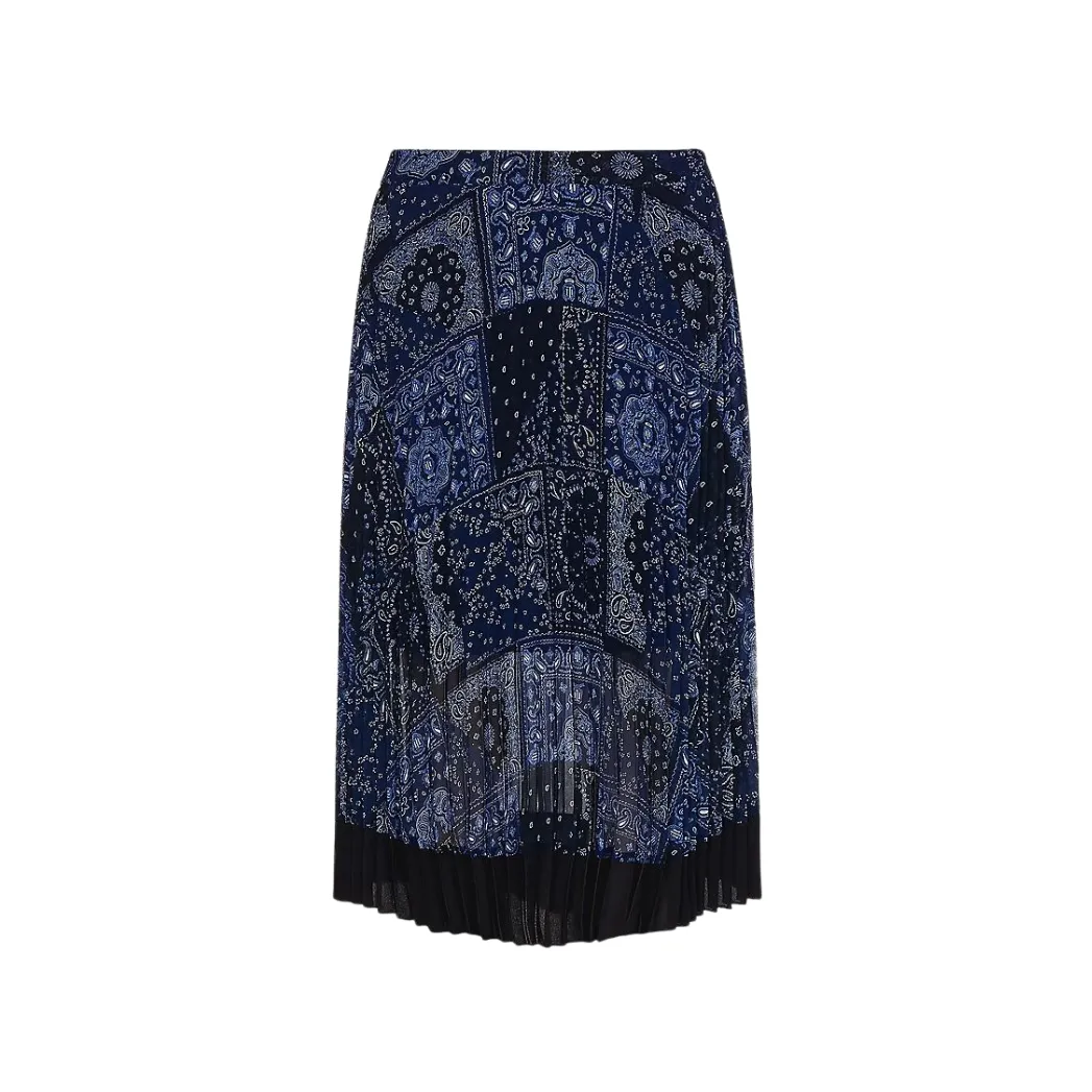 Paisley Pleat Skirt