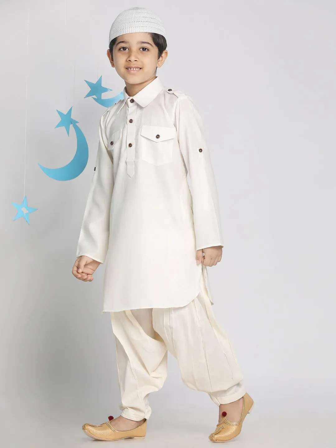 Pathani Suit Set for Boys - Vastramay Boys