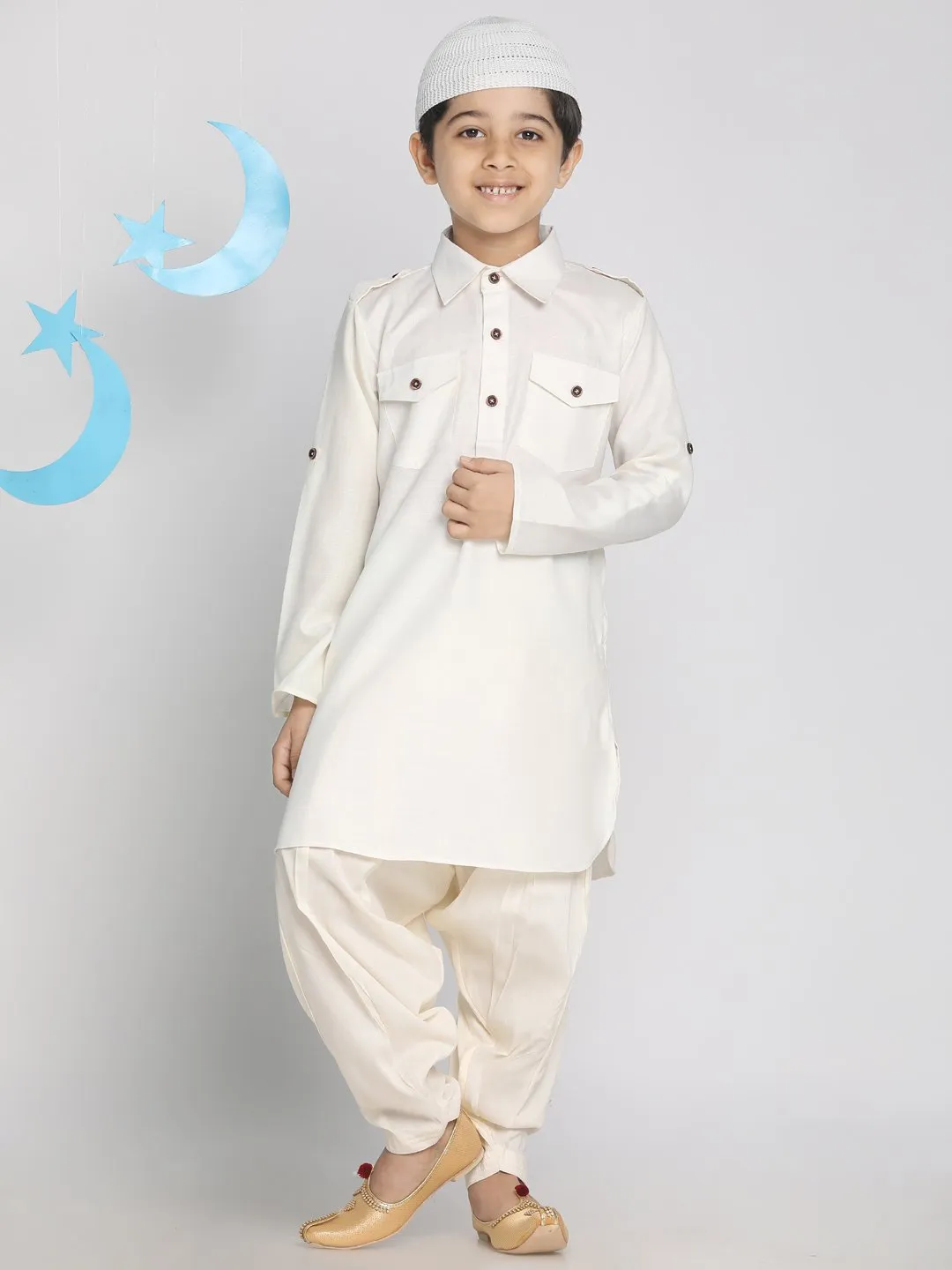 Pathani Suit Set for Boys - Vastramay Boys