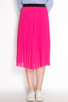 Pleated Midi Skirt