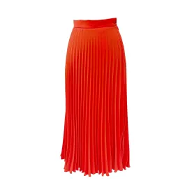 Pleated Midi Skirt