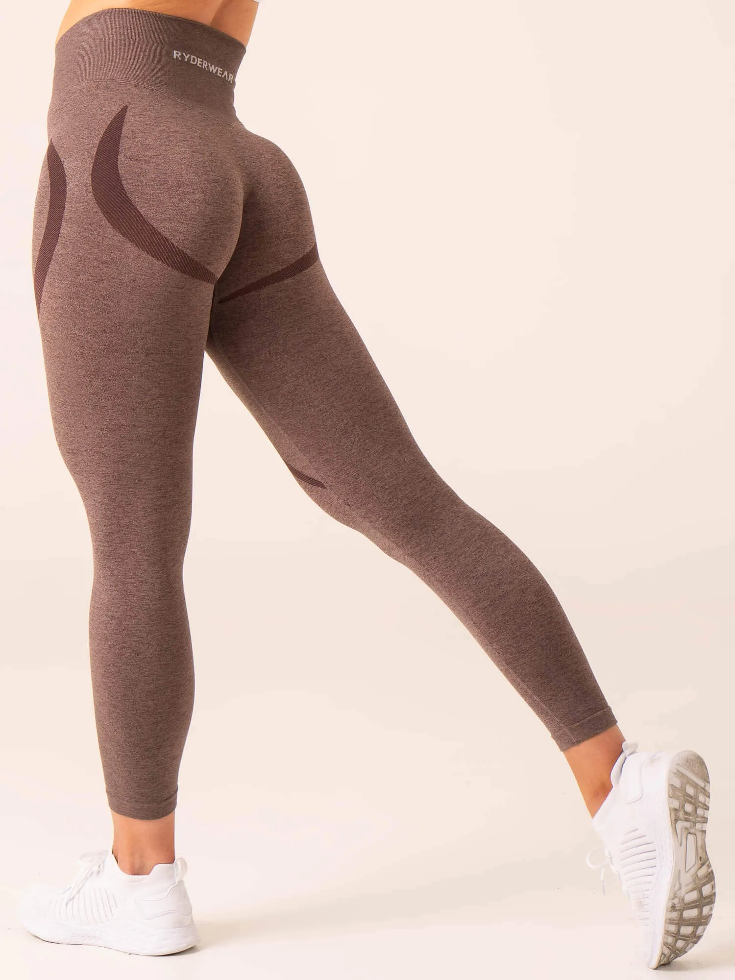 Sculpt Seamless Leggings - Chocolate Marl