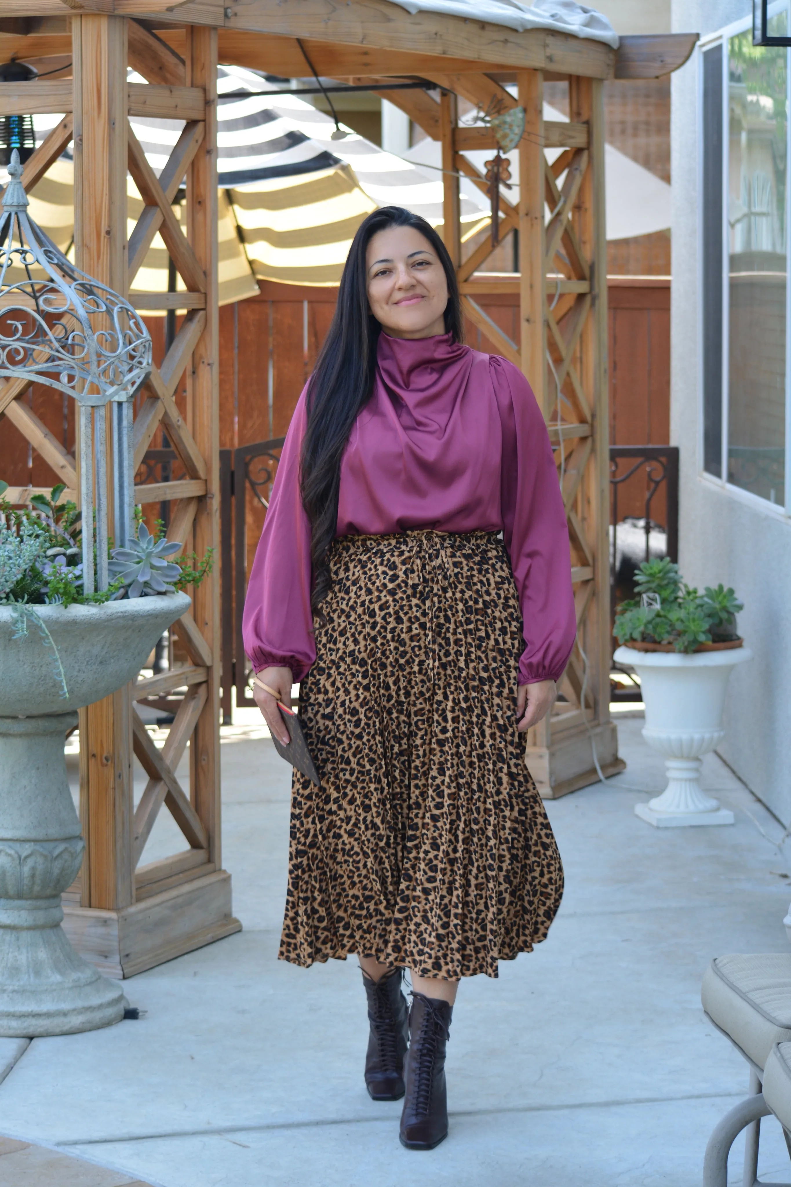 Skya Leopard Skirt