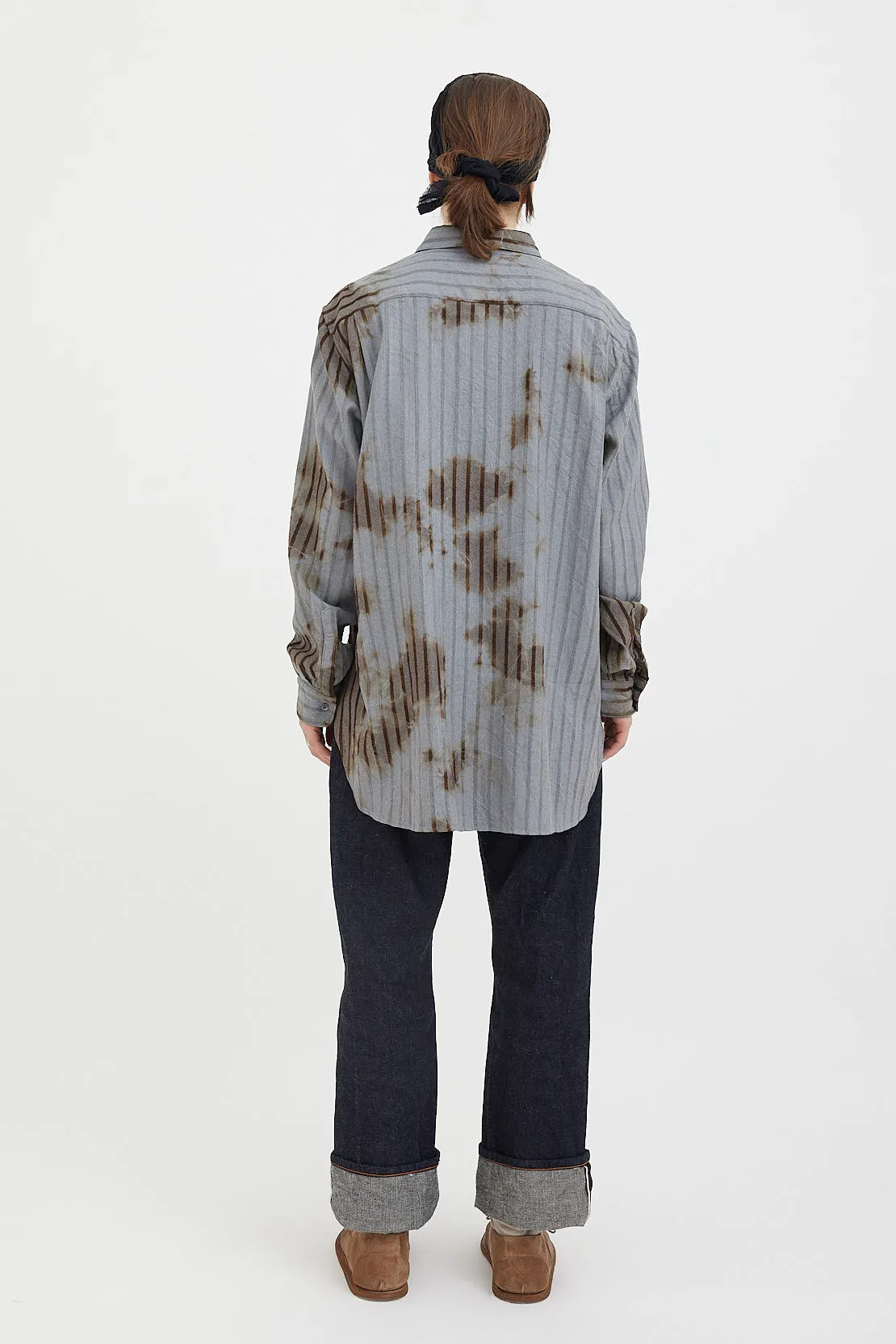 Suzusan - Shibori Dobby Stripe Shirt