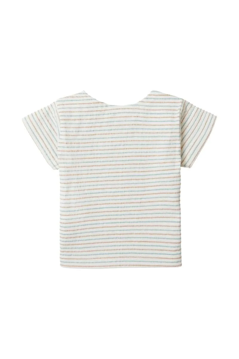 The Bolton Striped T-Shirt - Whisper White - BABY