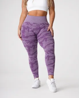 Violet Camo Seamless Leggings